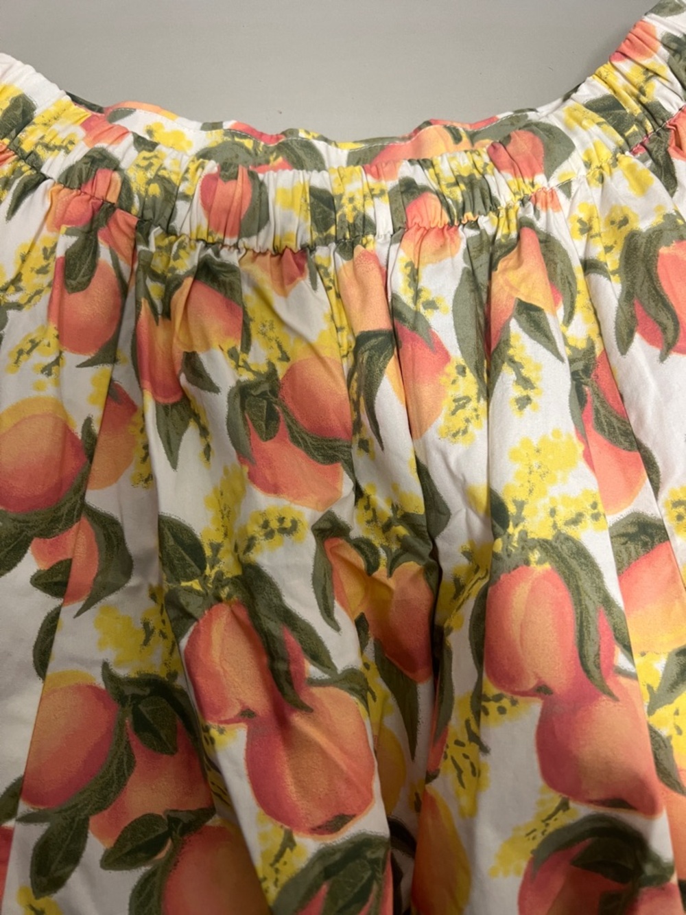NWT J. Crew A-line Flowy Maxi Skirt in Peach Print - Size 2 - Picture 8 of 16